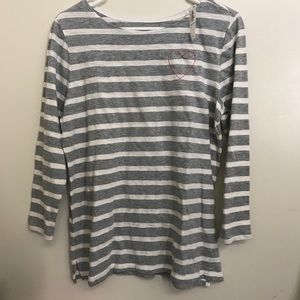 Relaxed Mariner-Stripe Tee for Women